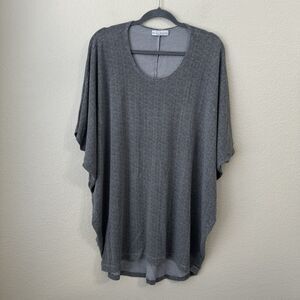 Bryn Walker USA Blouse Top Womens Small Oversize Lagenlook Dolan Sleeve stretch